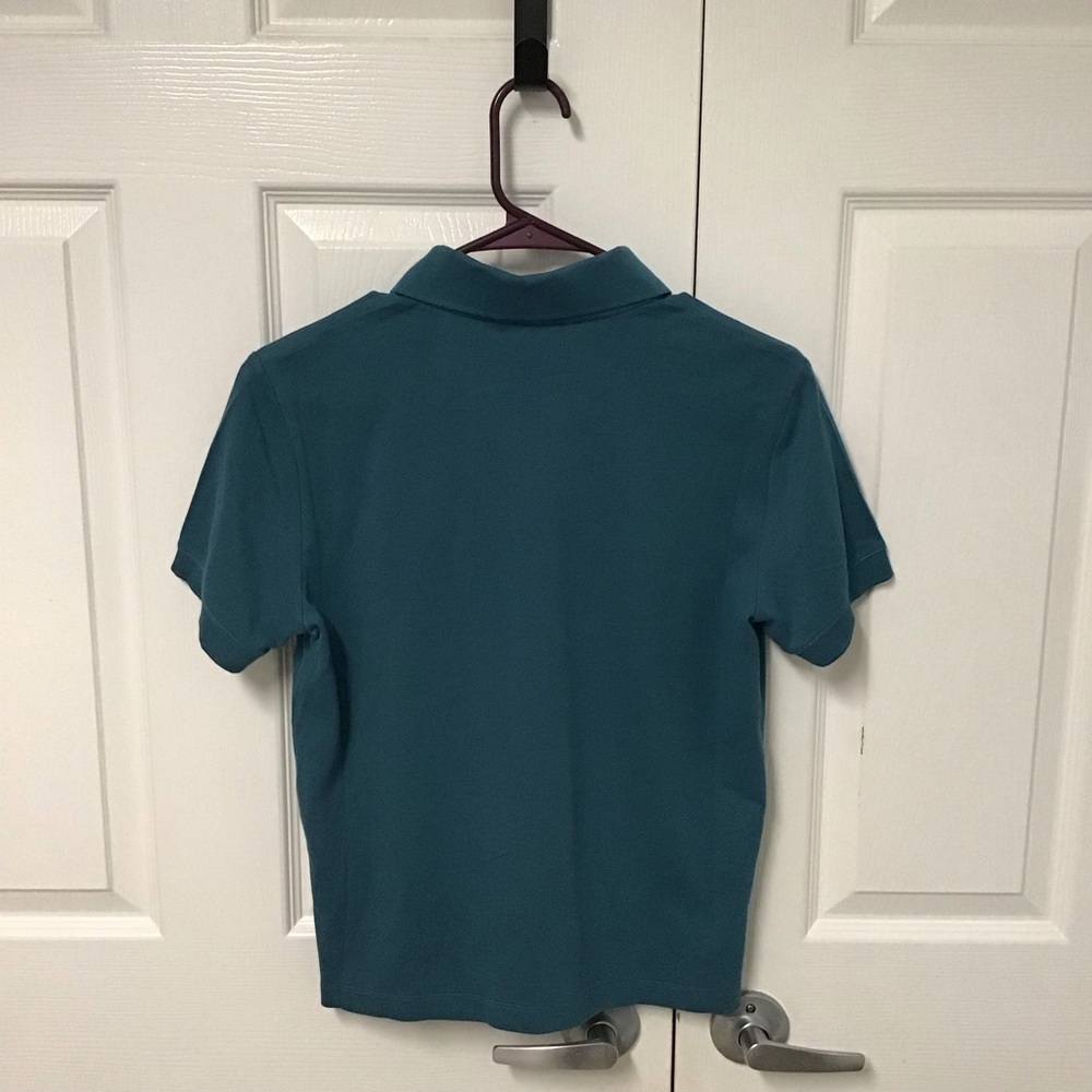 Athleta Pigue Short Sleeve Polo Shirt Womens Size Small - Picture 3 of 5